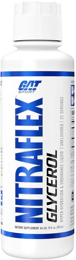 GAT NITRAFLEX LIQUID GLYCEROL UNFLAVORED 32 SERV