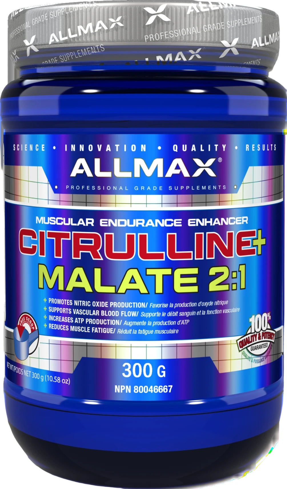 ALMX L-citrulline malate 300 grs 150 serv