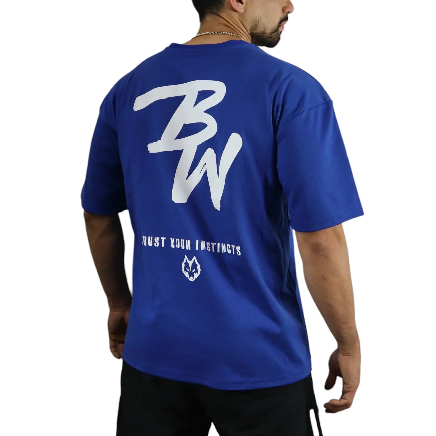 BADWOLF OVERSIZED AZUL REY BW BLANCO