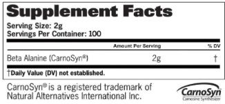 Beta Alanina Gat - 100 servicios