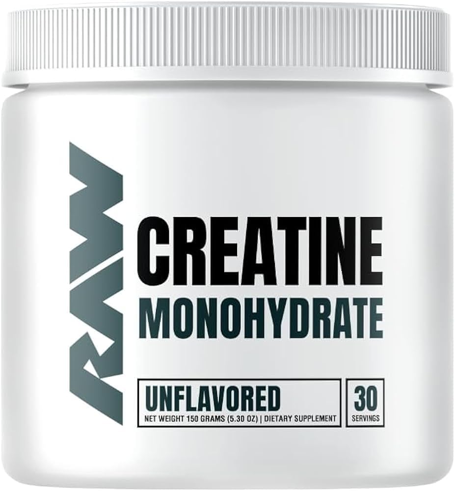 RAW CBUM CREATINE MONOHYDRATE UNFLAVORED 30 SERV