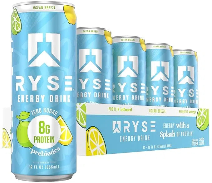 RYSE ENERGY + PROTEIN DRINK 12OZ 12 PACK