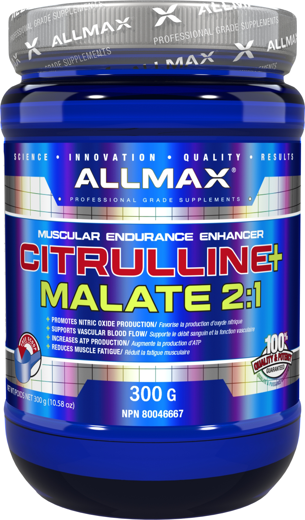 ALMX L-citrulline malate 300 grs 150 serv