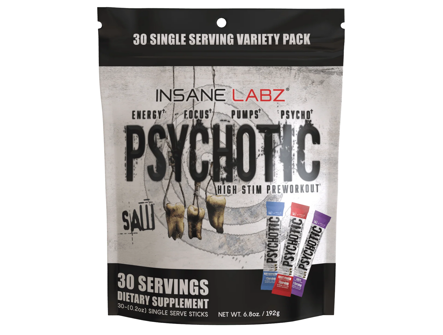 INS SAW SERIES 30 SERV VARIETY BAGS FLAVORS