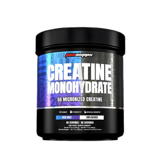 PROSUPPS CREATINE DUAL FLAVOR 40 SERV UNFLAVORED + BLUE RAZ