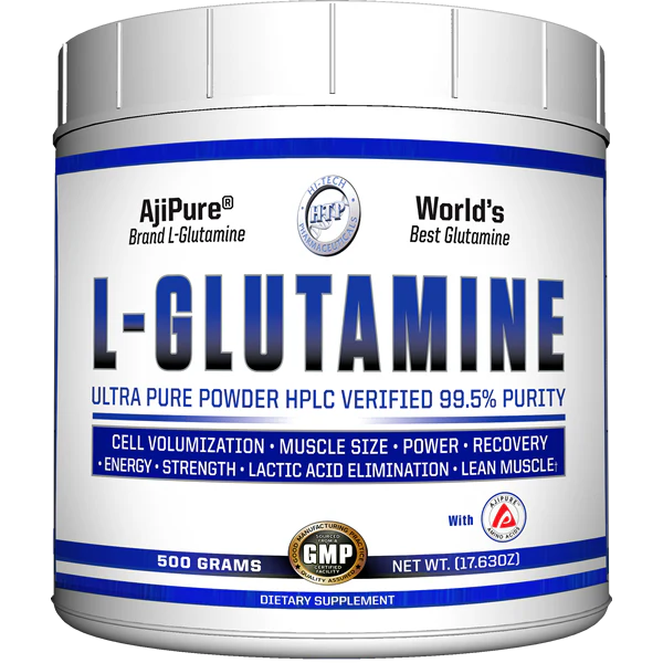 HTP L-GLUTAMINE 500 GRAMS UNFLAVORED