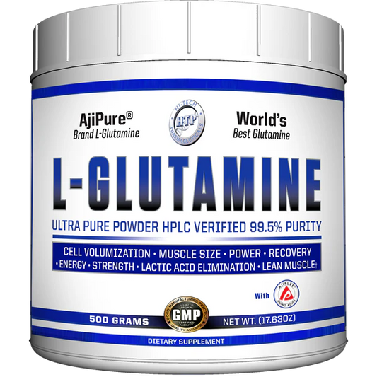 HTP L-GLUTAMINE 500 GRAMS UNFLAVORED