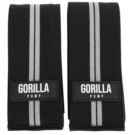 GORILLA PUMP RODILLERAS DE CINTA UNITALLA GRIS/NEGRO