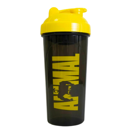 SHAKER UNI ANIMAL SPORT YELLOW LOGO 27 OZ