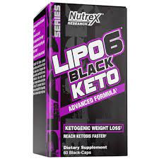 NT Lipo 6 black Keto 60 ct