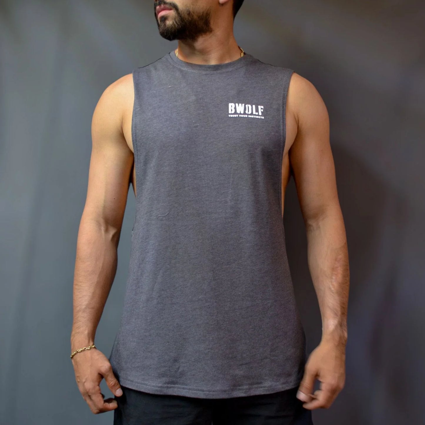 BADWOLF TANK TOP HOMBRE GRIS OSCURO