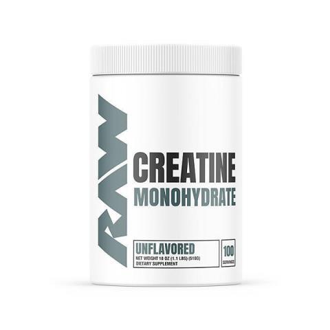 RAW CREATINE MONOHYDRATE UNFLAVORED 100SERV