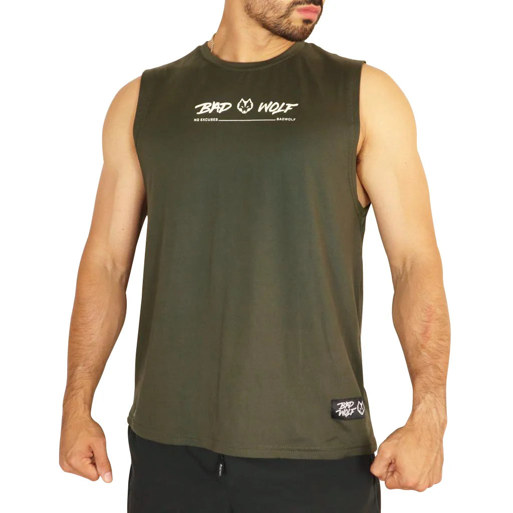 BADWOLF Tank Oversize Verde Militar