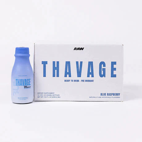 RAW DRINK 12 Oz - 12 Pack THAVAGE RTD