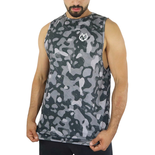 TANK TOP CAMMO GREY BADWOLF