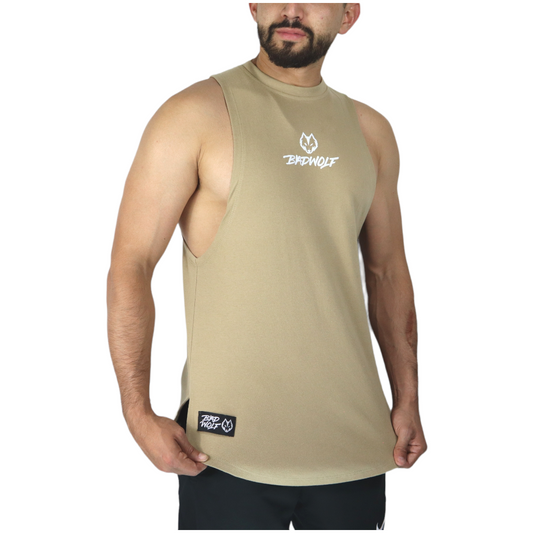 TANK TOP CAMEL BADWOLF